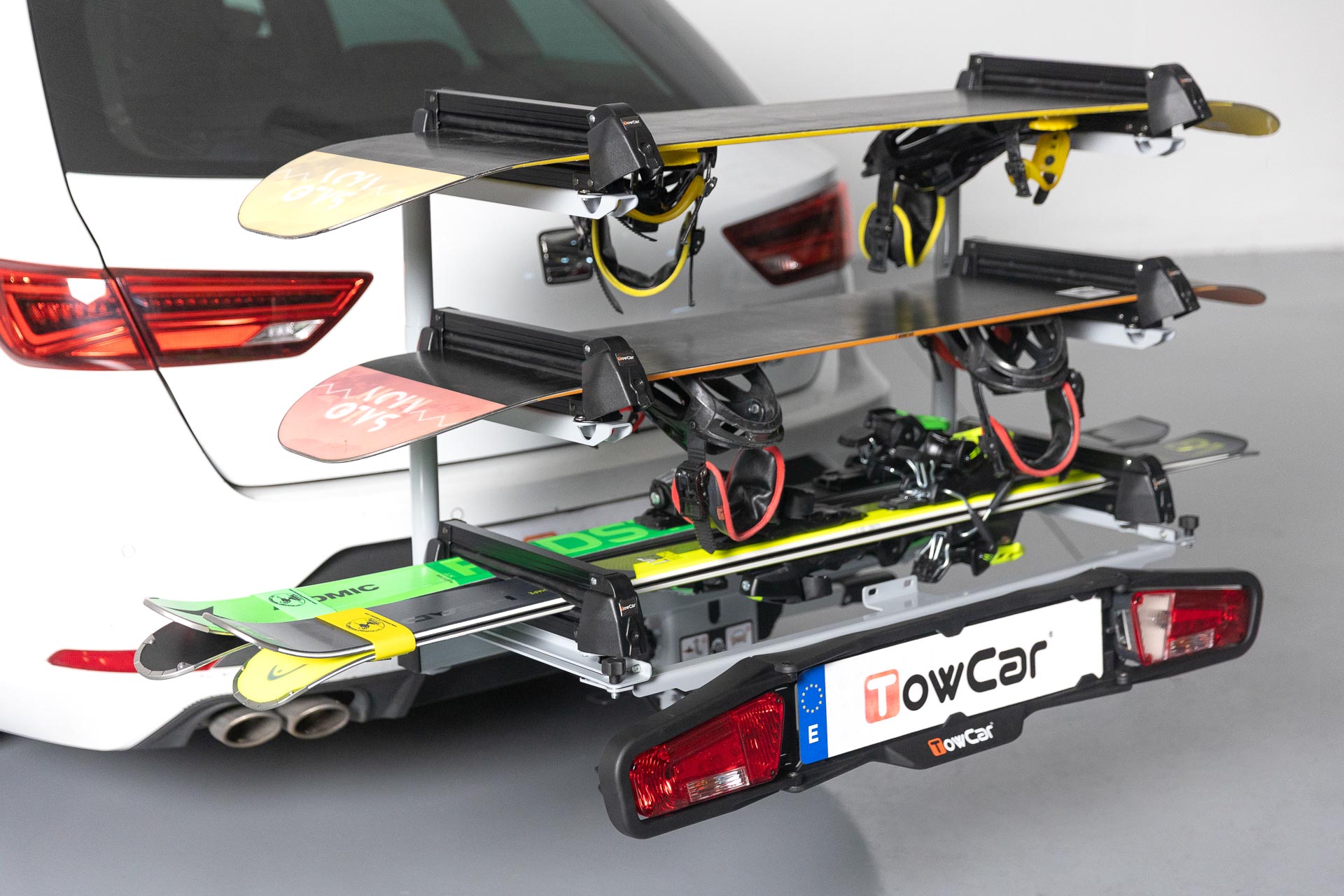 Portasci Towcar Aneto - Per 4 Sci O Snowboard, Pieghevole - Foto 13